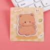 4Pcs Sticky Paper Cute Special-Shaped Cartoon Design Self Adhesive Note Pads