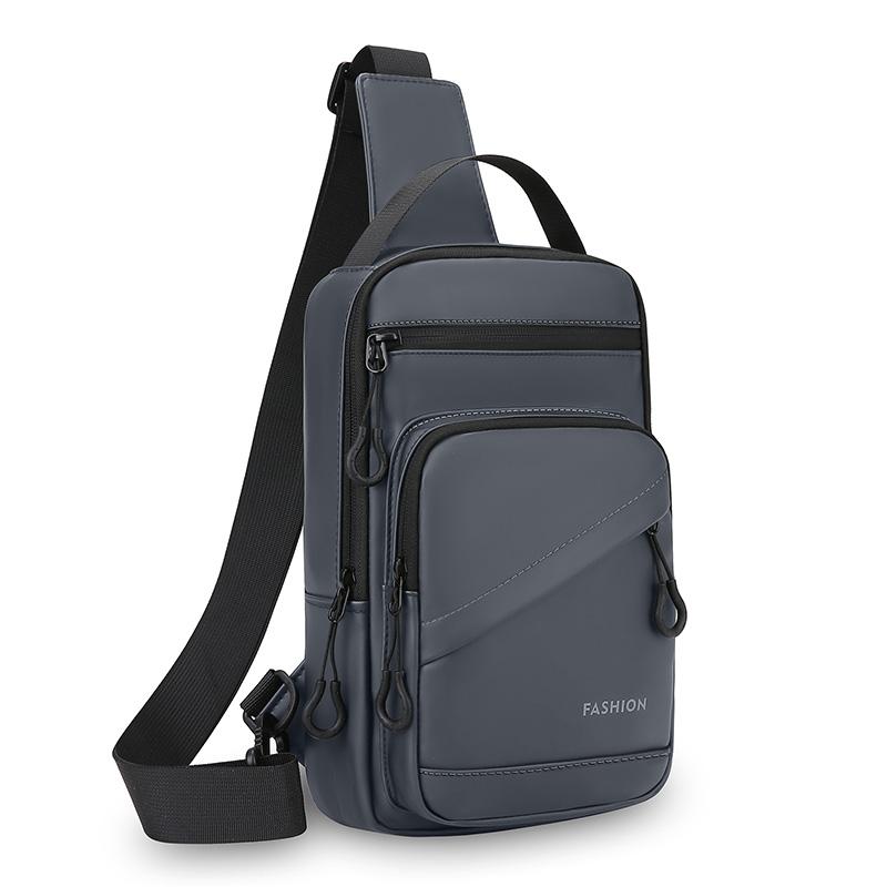 

Мужская сумка поясная сумка Высококачественная ПУ ткань Сумка через плечо для мужчин Стильная повседневная мужская поясная сумка Мужская нагрудная сумка Sac 17cmX28cmX6cm