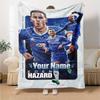 Chelsea Fc Football Player Customize Text Blanket Throw Customizable Blanket Warmthful Decor Perfect for Bedding Picnics Office Couch