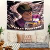 Ushijima Wakatoshi Tapestry with Custom Name Wall Hanging Room Background Cloth Home Decor Beach Mat Yoga Mat Sofa Bed Sheet