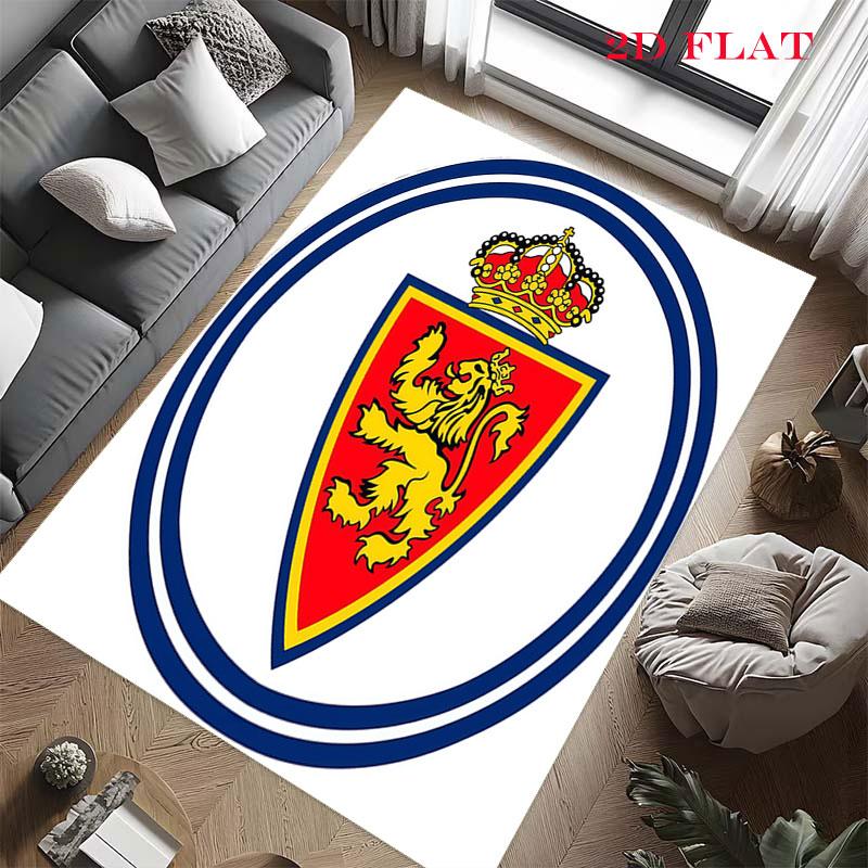 Real Zaragoza POSTER Carpet Rug for Living Room Bedroom Home Sofa Decoration,Kids Play Nonslip Floor Mat