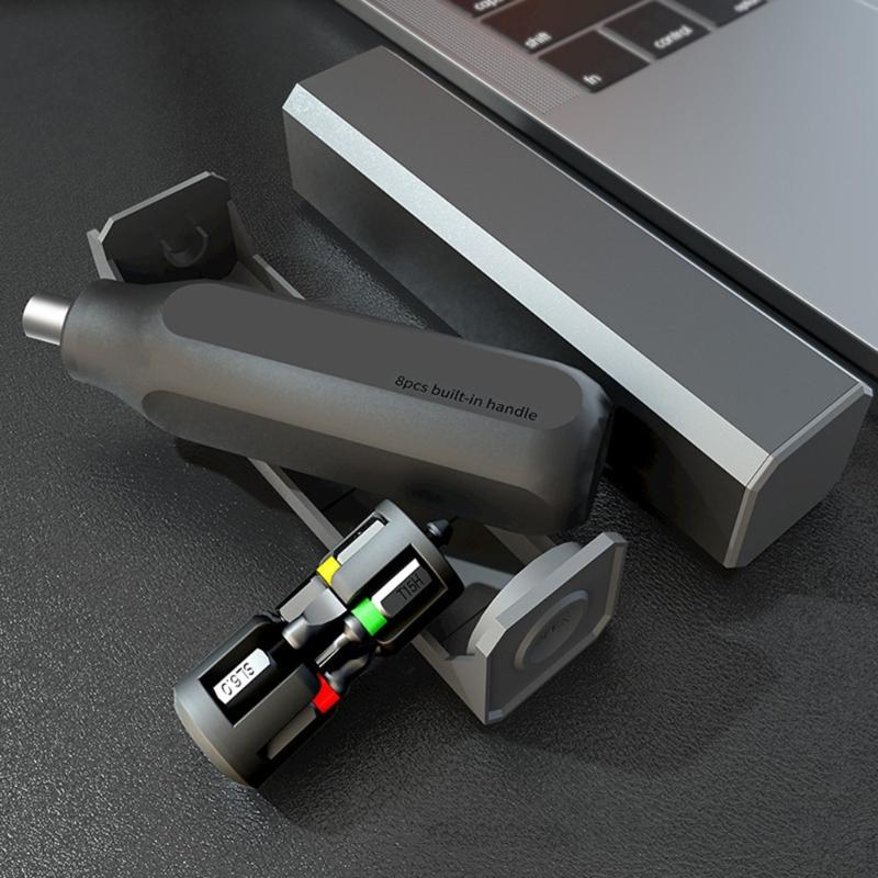 Multiple Functional Screwdriver Kit 8 Magnetic Tip Sturdy Steel Construction Compact Carrying Case