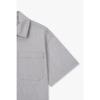STUDIO TOMBOY Washed Cotton Half Sleeve Shirt  91m6221223 