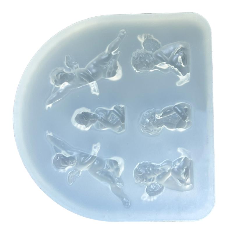 Multifuntional Silicone Mold Silicone Craft Molds Angel Shape Nail Art Decoration Moulds Suitable for Making Crafts