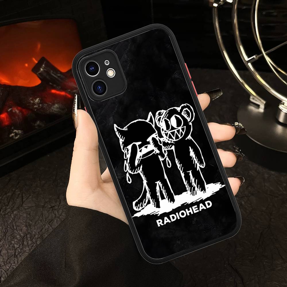 R-Radiohead Rock Band Phone Case For IPhone 15 14 13 12 11 Pro Max X XS MAX Plus Matte Soft Back Cover