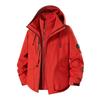 Men Women Waterproof Windproof Outdoor 3-in-1 Jacket With Fleece Liner Hiking Camping Trekking Skiing