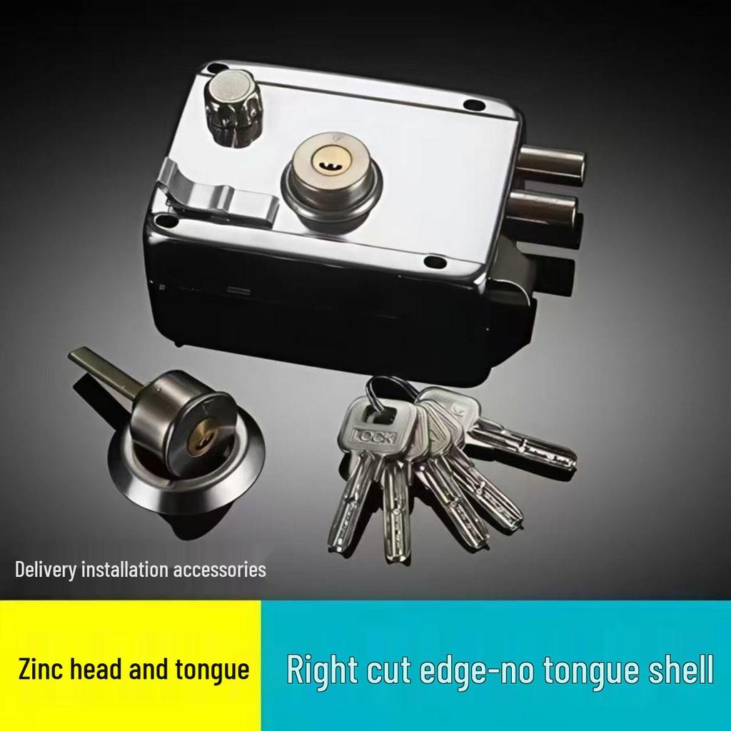 Universal Stainless Steel Anti-theft Door Lock for Bedroom, Dormitory, or Main Door