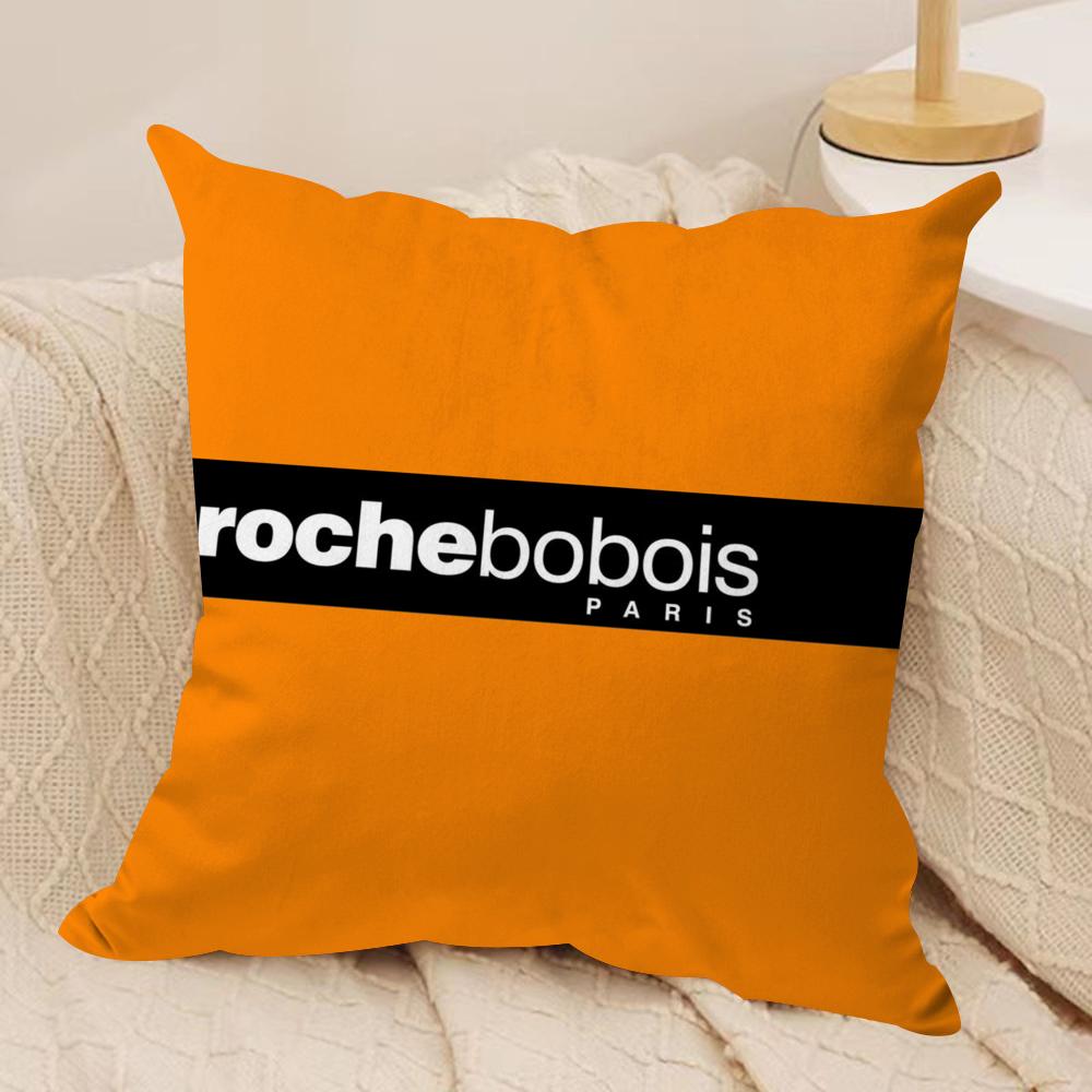 R-Roche Fashion B-Bobois Cushion Cover Soft Plush Double-Sided Printed Sofa Pillow Cushion Cover | All-Season Durable Decor Gift