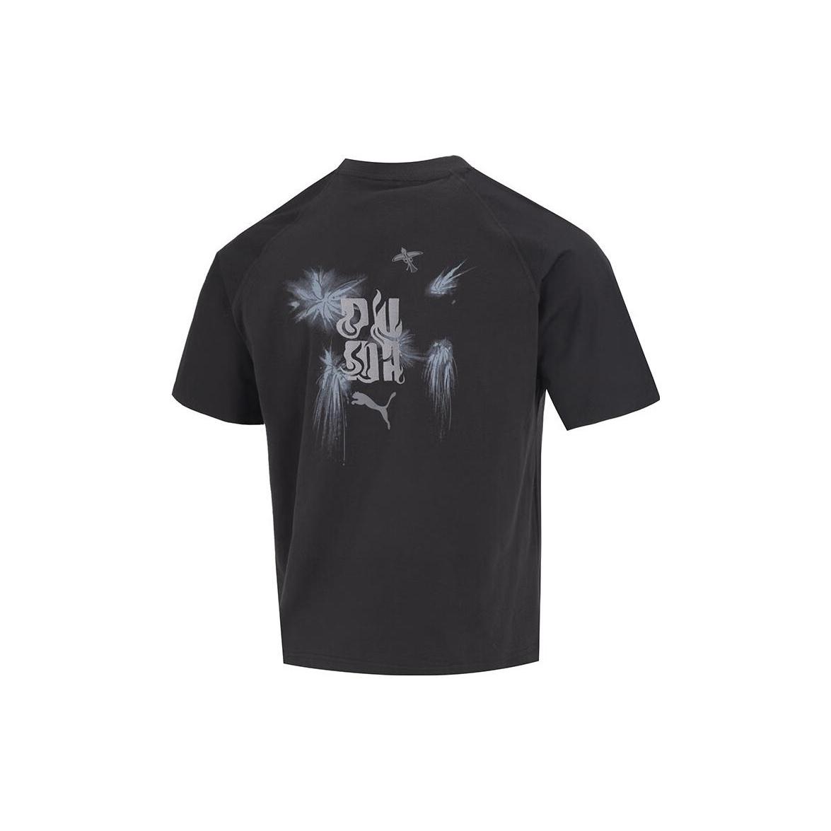 PUMA SS23 Graphic T-Shirt  Black  Men s 621928-01 L