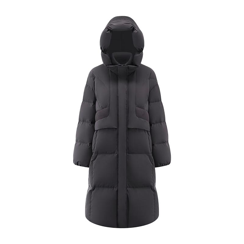 Aoliy Women's 2025 Winter Mid-Length Puffy Down Jacket