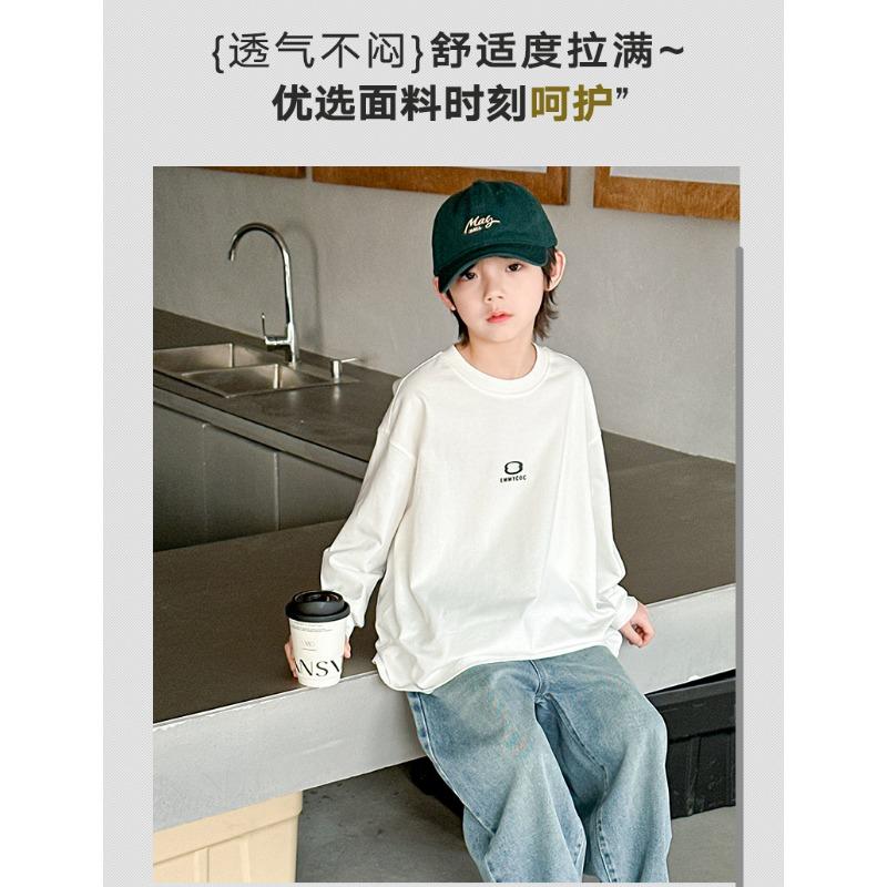 Boys Long Sleeve T Shirt Casual Kids Spring Autumn Top
