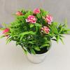 Add Color To Your Life Plastic Rose Mini Potted Plant Bonsai Home Decor