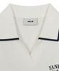 Emelbi Women'S Basic Lettering Pique Dress Ny (Ivory)