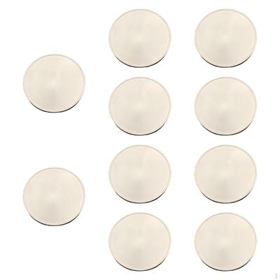 10 Pieces Blank Challenge Coins Iron Commemorative for DIY Crafts Engraving