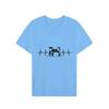 Men's Short Sleeve T-shirt Heartbeat Passionate Drummer Graphic Tshirt Male Oversized Streetwear Tees Women Summer Clothing Tops