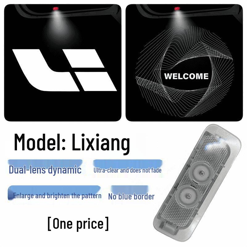 Dynamic Car Door Welcome Light for L9L8L7L6 - Edge-Free Projection