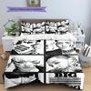 BIGBANG Pattern Bedding,Quilt Set Quilt Cover Pillowcase Home Birthday Gift(1 * Duvet Cover + 2 * Pillowcase, Without Core)