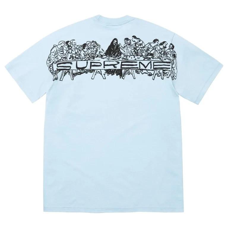 Supreme Supper Tee Powder Blue S