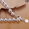 High Quality Fashion   Copper Bracelet Jewelry Charm 8MM Chain Bead Bracelets Gifts for Women Wedding 20cm