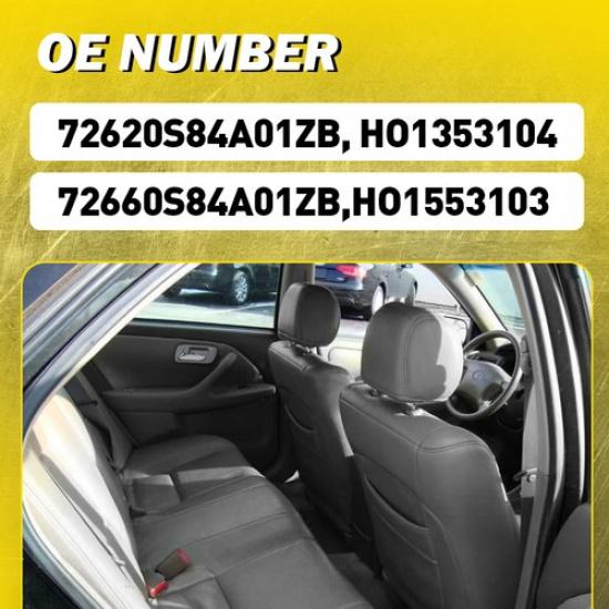 Interior Handle Door For 1998-2002 Honda Accord Set of 2 Rear Left Right LH&RH