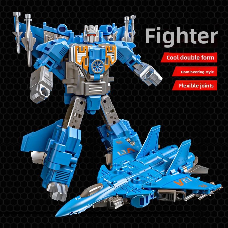 Children's Deformation Car Toy Diamond Alloy Hercules Genuine All-in-one Robot Figure Boy Can Be Deformed
