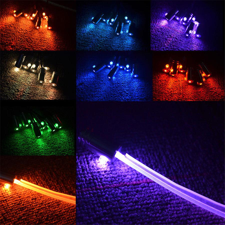 5x Wireless NO Threading Thread-free Ambient Light Car Atmosphere Light Lamp APP