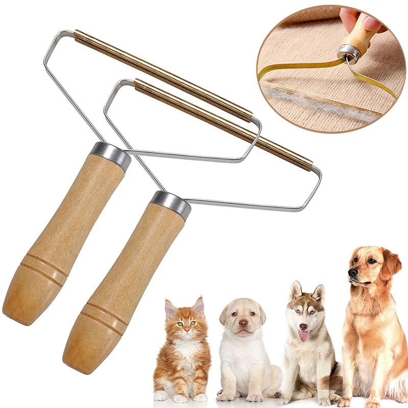 Classic Portable Manual Hair Removal Agent Carpet Wool Coat Clothes Shaver Brush Tool Coat Double Sided Hair Removal Ball Knitting Tool