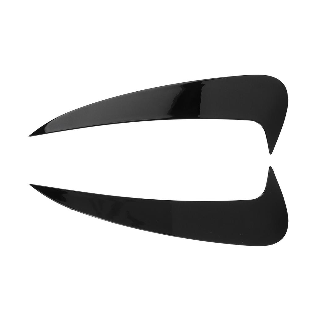 2PCS Car Rear Bumper Side Fins Black Replacement for Mercedes Benz C Coupe C205 2015+