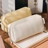 Korean Style Big Pencil Bag Desktop Storage INS Pencil Pouch Leather Stationery Bag  Stationery
