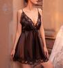 Babydoll Sexy Lingerie Cute Lace Slip Nightgown Nightwear Half Slip Camisole [Mqyzhx] Women's (Black A)