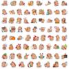 Funny Cute Cartoon Capybara Stickers Kids Diy Toys Gift Decorative Decal For Scrapbook Junk Journals Laptop Luggage Waterproof