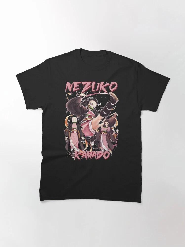 Anime Nezuko Kamado Technique Demon Slayer Basic T Shirt S