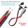 12AWG 30CM Solar Extension Cable SAE Male Female Plug DC Power Automotive Cord Connector Wire Car Battery Cell Connection