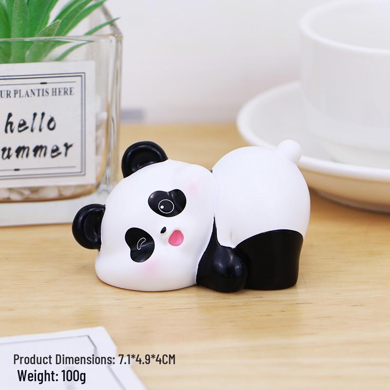 

Panda Fufu Figurine: Cute Decor for Home, Office, or Car – Creative Gift Idea Standard