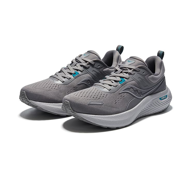 SAUCONY Runshield Comfortable Cushioning Low-Top Running Shoes Unisex Running Shoes Gray Green S28200-2