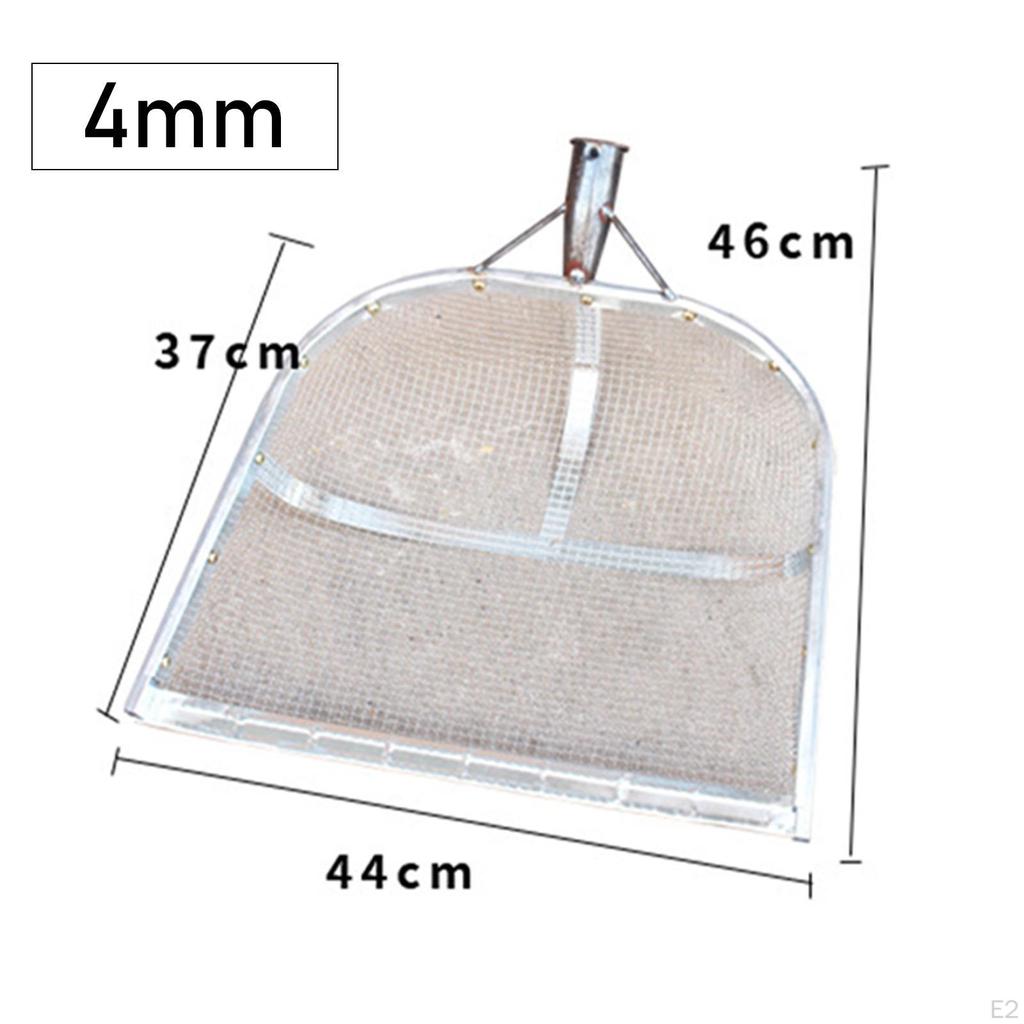 Filter Screen Soil Shovels Farm Easy To Clean Dustpan Carrying Sieve for Sifting