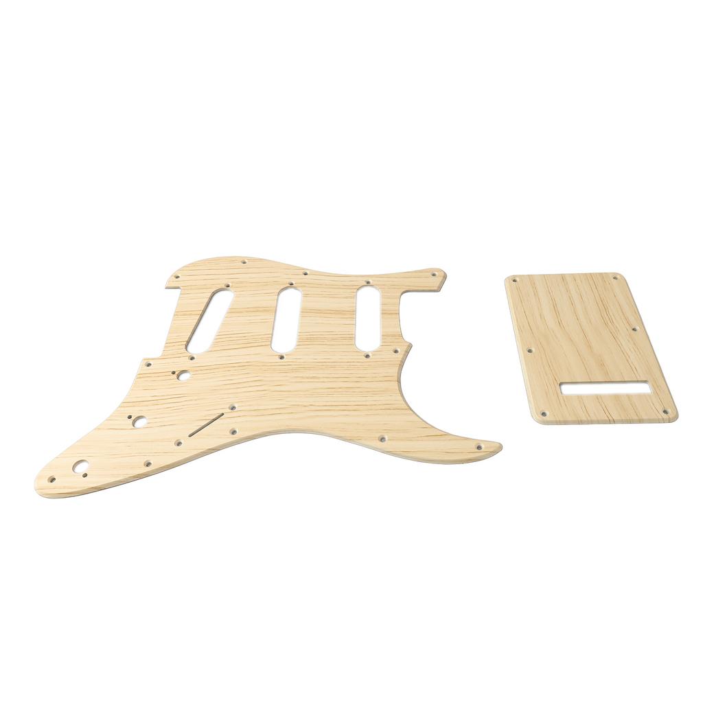 Electric Guitar Pickguard with Back Cover Plate Electric Guitar Pickguard Plate Replacement
