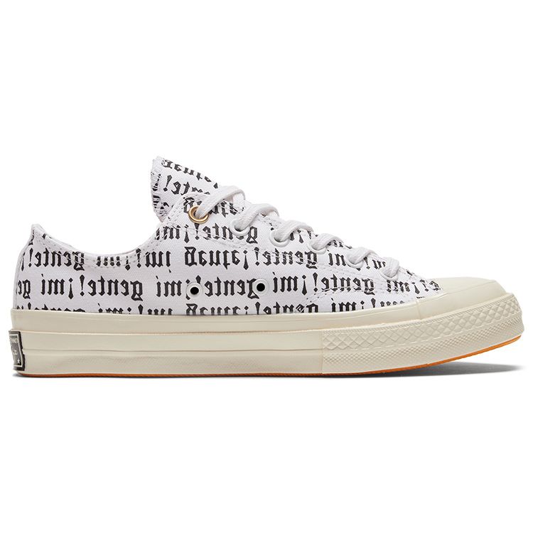 Converse Chuck Taylor All Star 1970s Comfortable Versatile Low Top Canvas Shoes Unisex Sneakers White 168698C