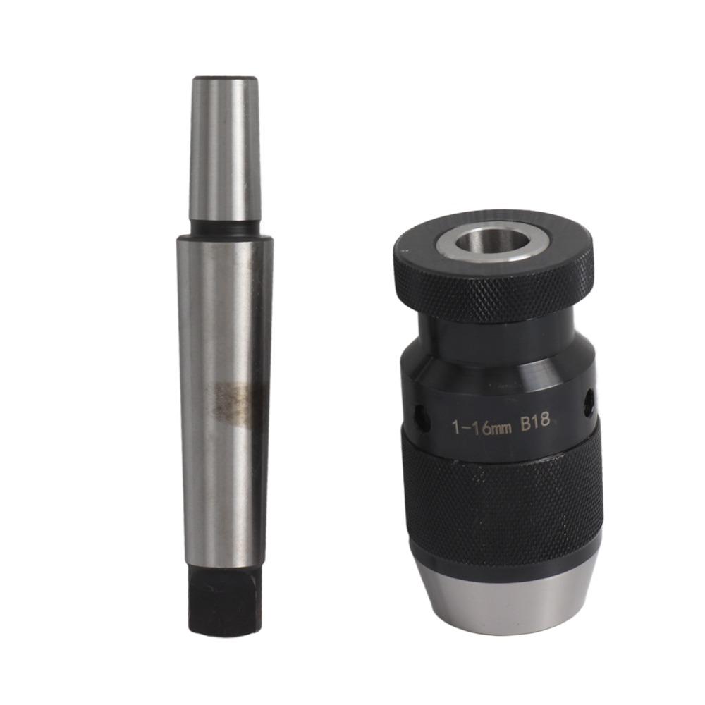 MT3-B18 Taper Arbor Lathe Chuck 1-16mm Capacity Drill Press Chuck  Drilling Machines