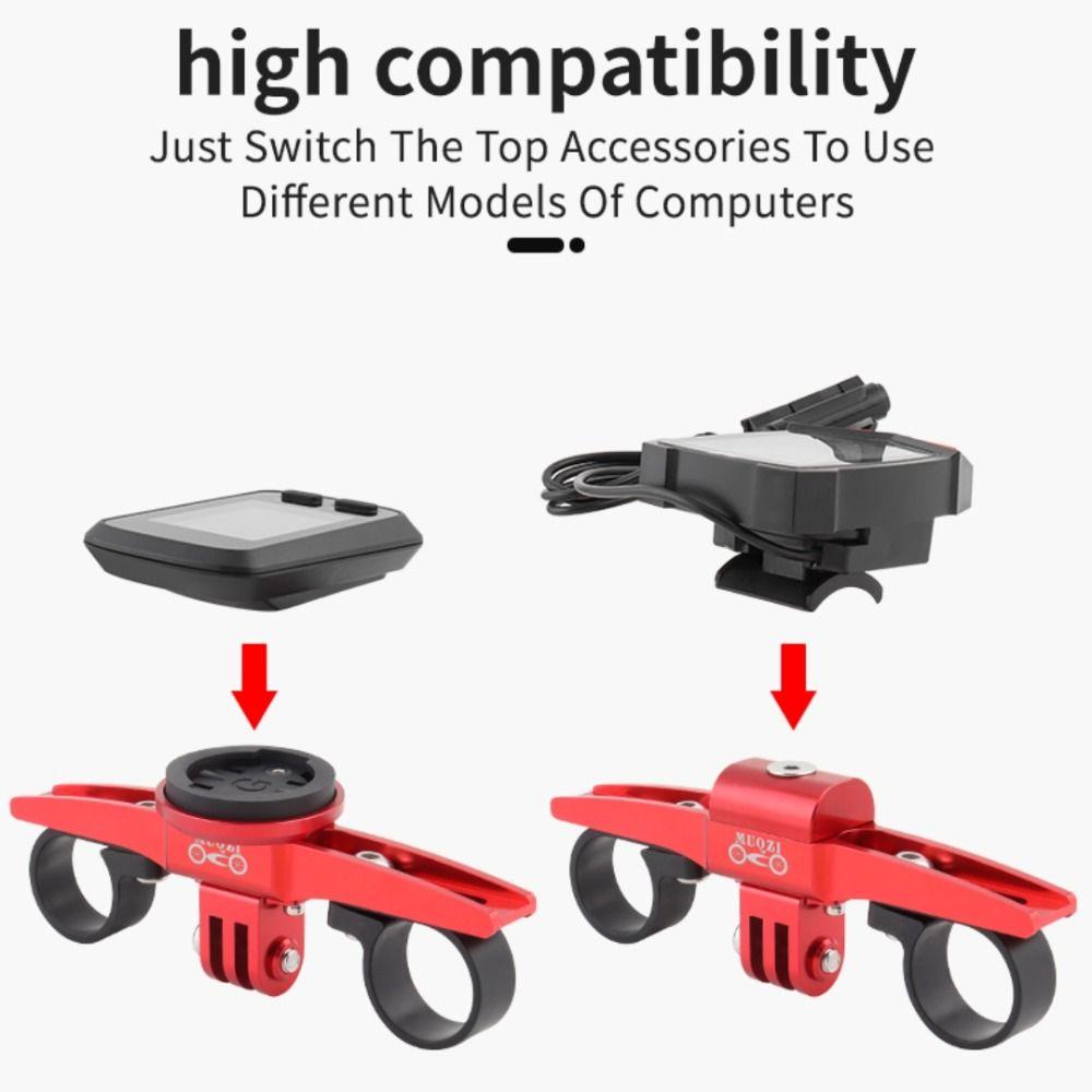 Aluminum Zinc Zinc Alloy TT Handlebar Computer Mount 22.2/25.4mm Bicycle Sports Camera Base  Cycling