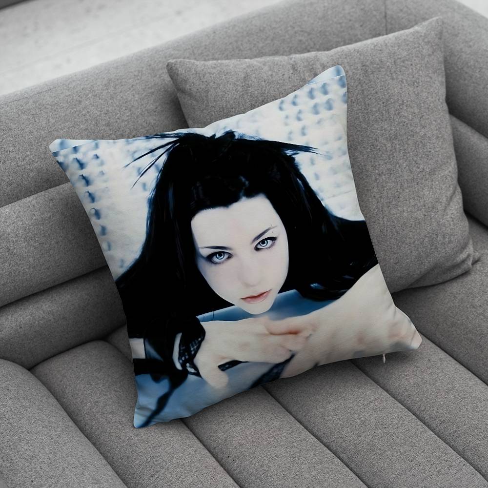 EEvanescence Fallen AAmy Lee Pillow Case Sofa Living Room Bedroom Headboard Backrest Cushion Square Cushion Nap Time