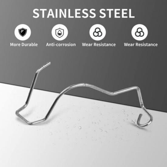 Headlight Clamp Headlamp Bulb Retaining Spring Clip For H1 H3 H4 H7 Bulbs