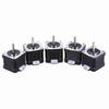 5pcs Nema 17 Stepper Stepping Motor Drive Control 2 Phase 1.8 Degree 0.9A 0.4N.M 42mm with Ld Cable 3D Printer/CNC Accessory Replacement