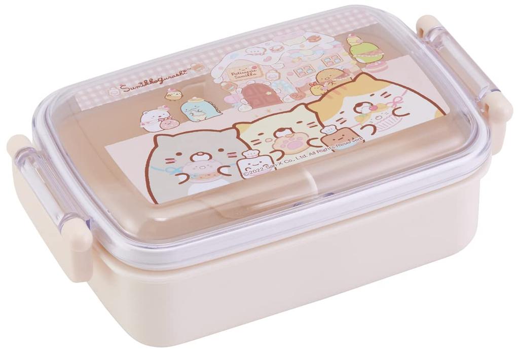 Skater Bento Sumikkogurashi Süßigkeiten für Made in Box, 450ml, Shop, Kinder, Antibakteriell, Mädchen, Japan, RBF3ANAG-A