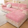 Plush Sofa Cushion Winter Thickened Non-Slip Sofa Cushion Towel Simple Modern Winter Sofa Cover Cover Cloth