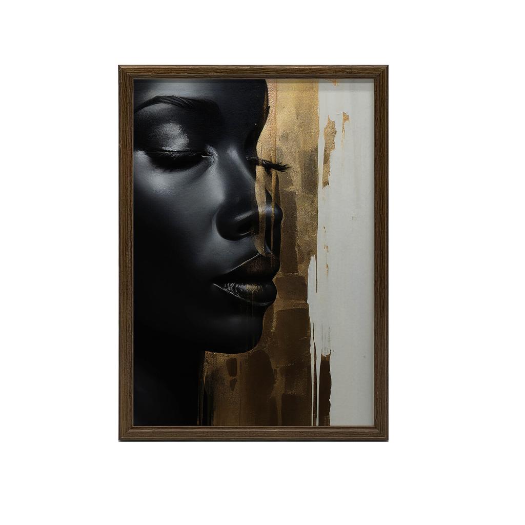 Złota Siła Złota Siła, 70X100 Cm, Rama Aluminiowa Złota, Papier Matowy 230 Gsm
