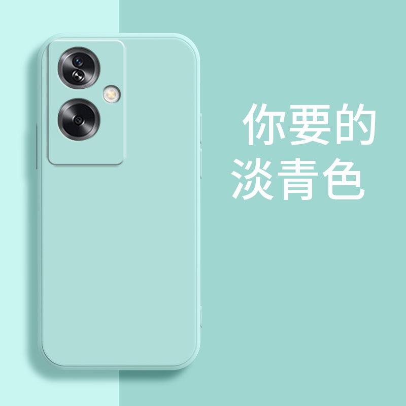 Applicable to OPPOA1 mobile phone case PJB111 anti-drop matte new simple tpu luxury trendy men and women liquid silicone