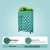 Outdoor Wooden Planter Box with Trellis