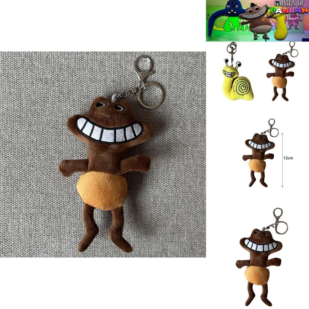 Garten Of Banban Plush Keychain With Short Pile Soft Stuffed Toy For Kids And Bag Decor