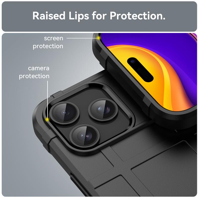 Shockproof Phone Case For iPhone 17 Pro Max Anti-knock Soft Slim Back Case iPhone 17 Pro Max Cover For iPhone 17 Pro Max Case